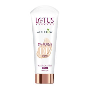 Lotus Herbals Whiteglow Matte Look All In One Dd Cream SPF 20 - Natural Beige
